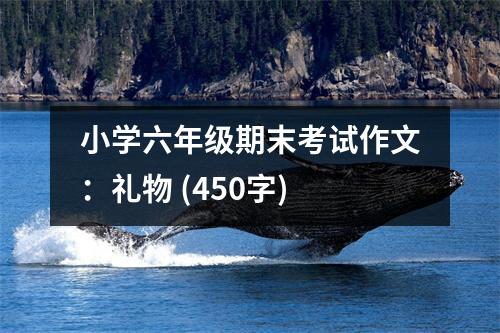 小學(xué)六年級期末考試作文：禮物 (450字)