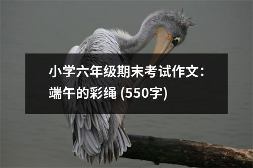 小學(xué)六年級期末考試作文：端午的彩繩 (550字)