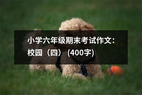 小學(xué)六年級(jí)期末考試作文：校園（四） (400字)