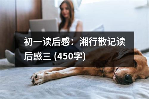 初一讀后感：湘行散記讀后感三 (450字)