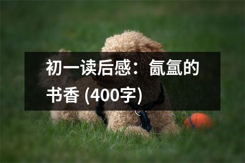 初一讀后感：氤氳的書香 (400字)