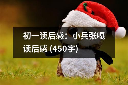 初一讀后感：小兵張嘎讀后感 (450字)
