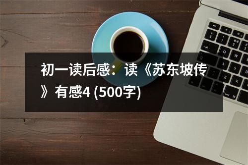 初一讀后感：讀《蘇東坡傳》有感4 (500字)