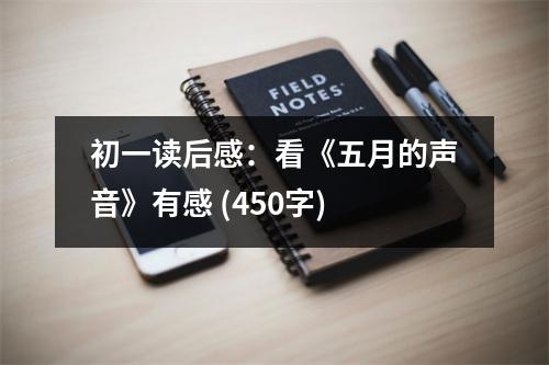 初一讀后感：看《五月的聲音》有感 (450字)