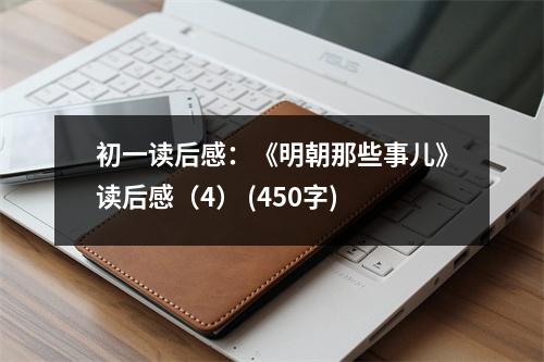 初一讀后感：《明朝那些事兒》讀后感（4） (450字)