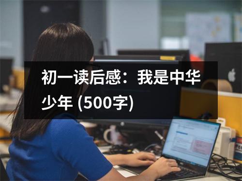 初一讀后感：我是中華少年 (500字)