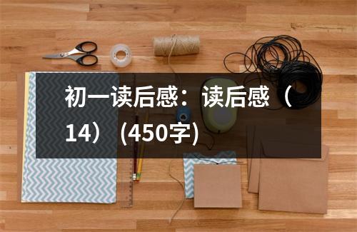 初一讀后感：讀后感（14） (450字)