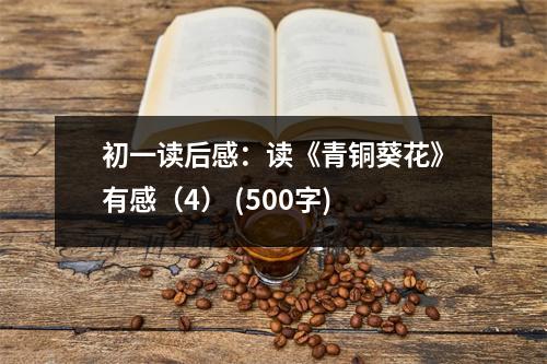 初一讀后感：讀《青銅葵花》有感（4） (500字)