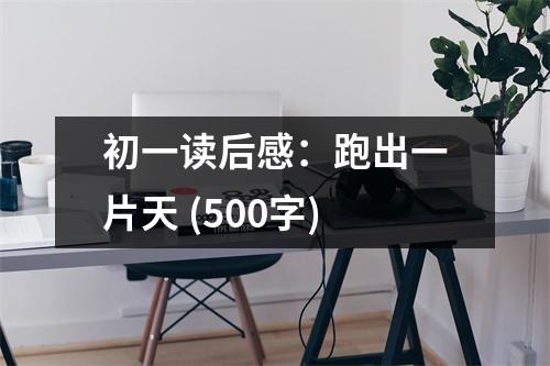 初一讀后感：跑出一片天 (500字)