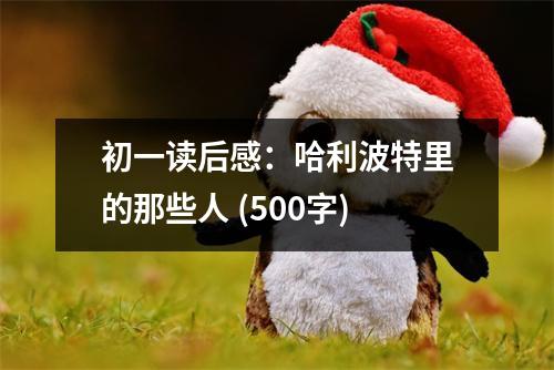 初一讀后感：哈利波特里的那些人 (500字)