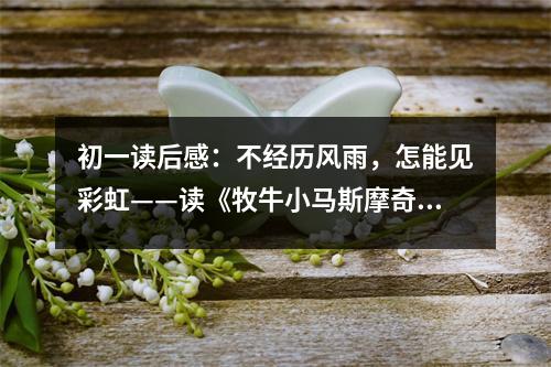 初一讀后感：不經(jīng)歷風(fēng)雨，怎能見(jiàn)彩虹——讀《牧牛小馬斯摩奇》有感 (450字)