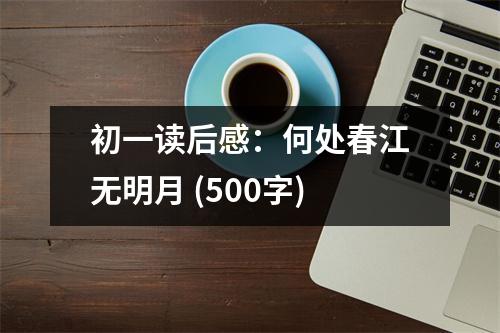 初一讀后感：何處春江無明月 (500字)