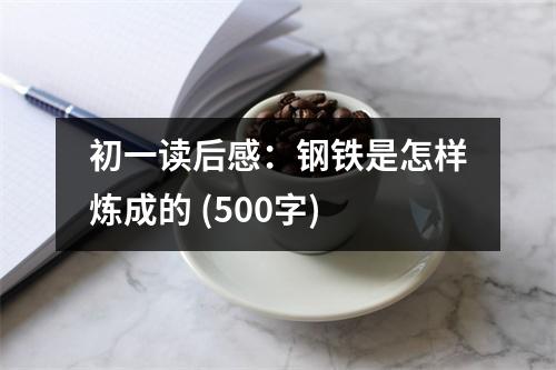 初一讀后感：鋼鐵是怎樣煉成的 (500字)