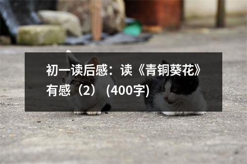 初一讀后感：讀《青銅葵花》有感（2） (400字)