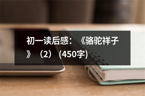 初一讀后感：《駱駝祥子》（2） (450字)