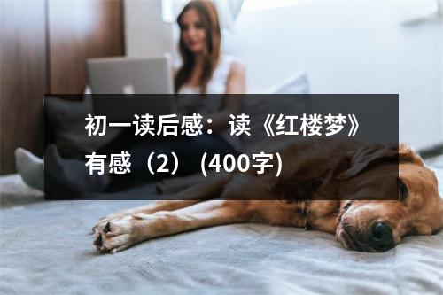 初一讀后感：讀《紅樓夢》有感（2） (400字)