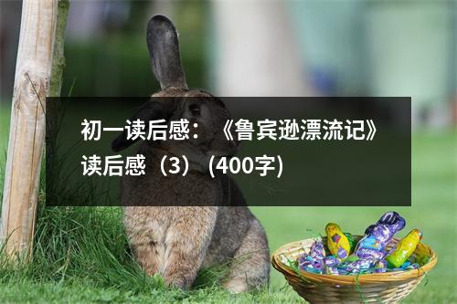初一讀后感：《魯賓遜漂流記》讀后感（3） (400字)