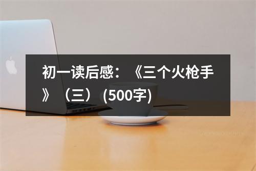 初一讀后感：《三個火槍手》（三） (500字)