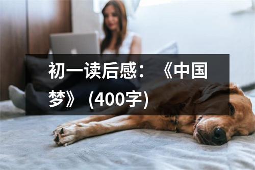 初一讀后感：《中國(guó)夢(mèng)》 (400字)