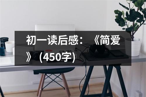 初一讀后感：《簡愛》 (450字)