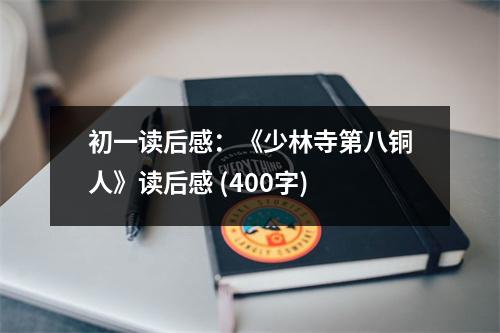 初一讀后感：《少林寺第八銅人》讀后感 (400字)