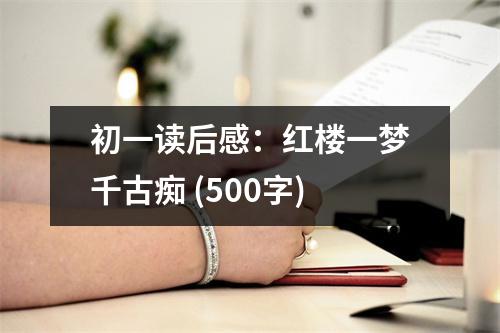 初一讀后感：紅樓一夢千古癡 (500字)