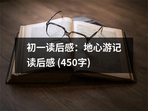 初一讀后感：地心游記讀后感 (450字)