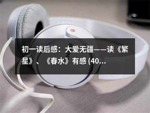 初一讀后感：大愛無疆——讀《繁星》、《春水》有感 (400字)
