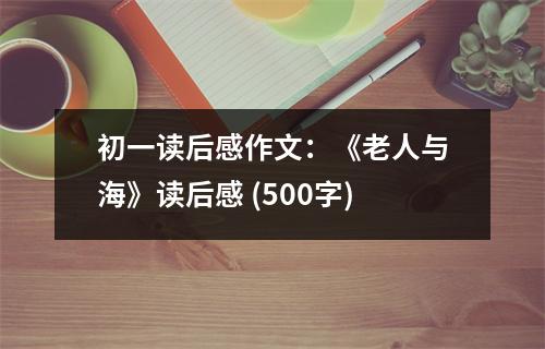 初一讀后感作文：《老人與海》讀后感 (500字)