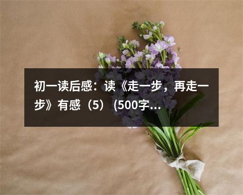 初一讀后感：讀《走一步，再走一步》有感（5） (500字)