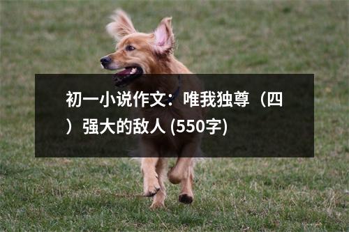 初一小說作文：唯我獨尊（四）強大的敵人 (550字)