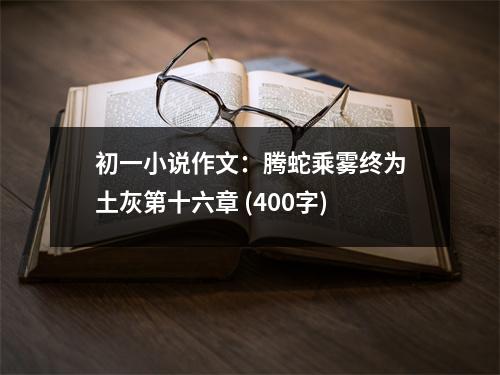 初一小說作文：騰蛇乘霧終為土灰第十六章 (400字)