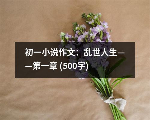 初一小說作文：亂世人生——第一章 (500字)