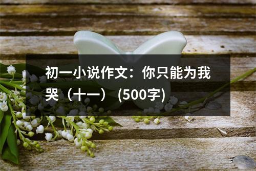 初一小說作文：你只能為我哭（十一） (500字)