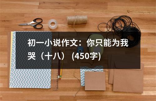 初一小說作文：你只能為我哭（十八） (450字)