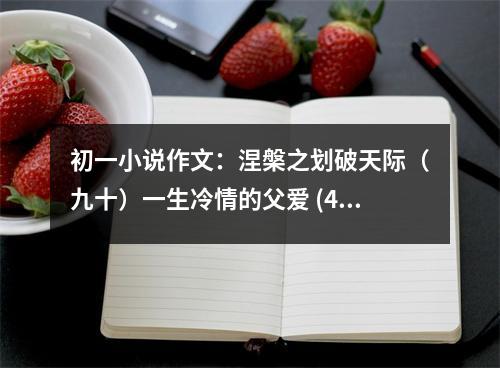 初一小說作文：涅槃之劃破天際（九十）一生冷情的父愛 (400字)