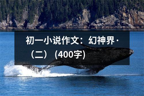 初一小說作文：幻神界·（二） (400字)