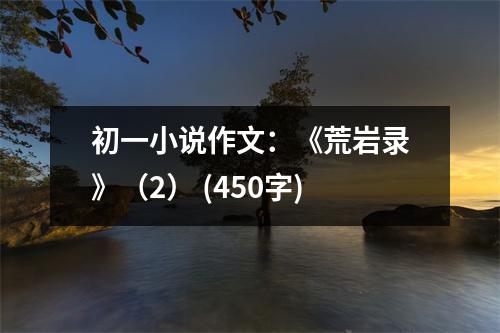 初一小說作文：《荒巖錄》（2） (450字)