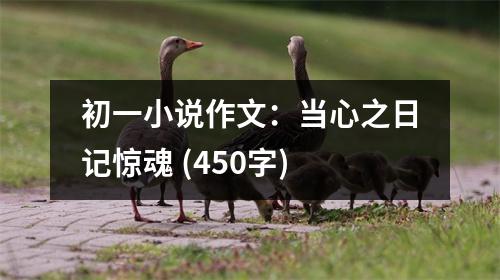 初一小說作文：當(dāng)心之日記驚魂 (450字)