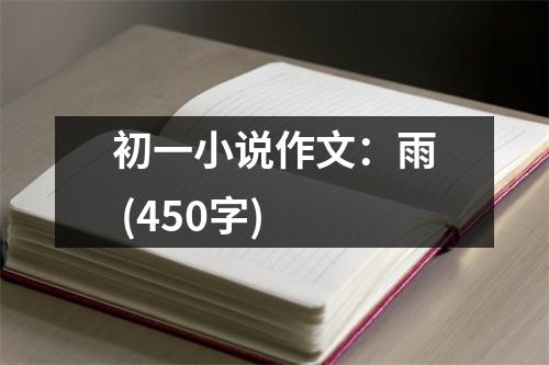 初一小說作文：雨 (450字)