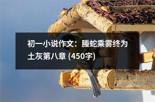 初一小說作文：螣蛇乘霧終為土灰第八章 (450字)