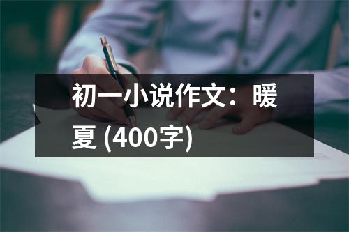 初一小說(shuō)作文：暖夏 (400字)