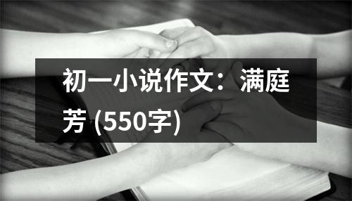 初一小說作文：滿庭芳 (550字)