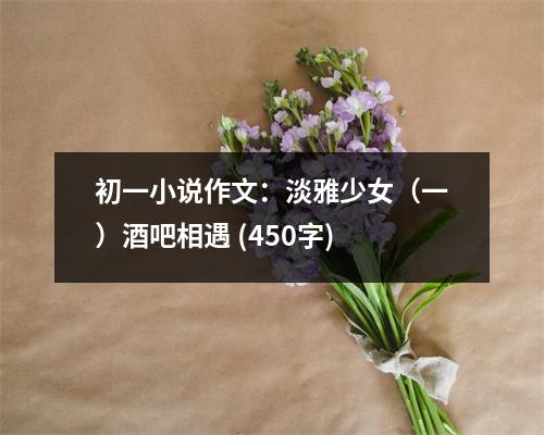 初一小說作文：淡雅少女（一）酒吧相遇 (450字)