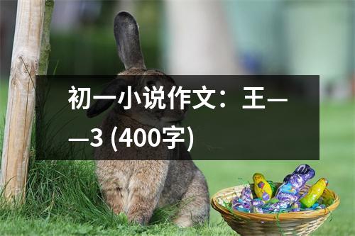 初一小說作文：王——3 (400字)