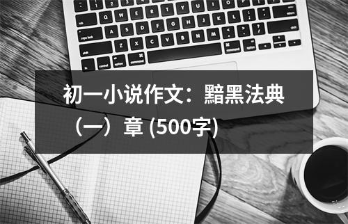 初一小說作文：黯黑法典（一）章 (500字)