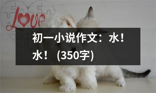 初一小說作文：水！水！ (350字)