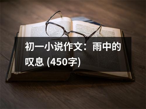 初一小說作文：雨中的嘆息 (450字)