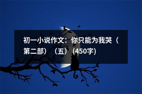 初一小說作文：你只能為我哭（第二部）（五） (450字)