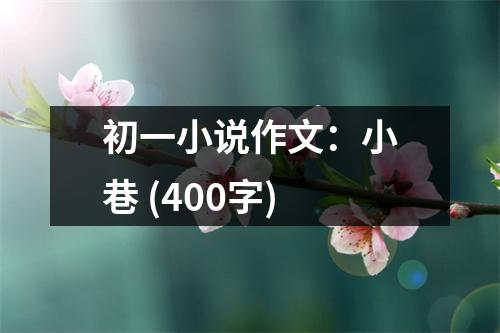 初一小說(shuō)作文：小巷 (400字)